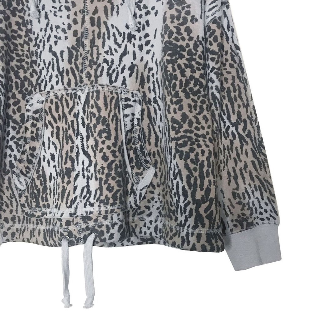 Leopard Hoodie Sweatshirt NWT - Size S - Picture 4 of 5